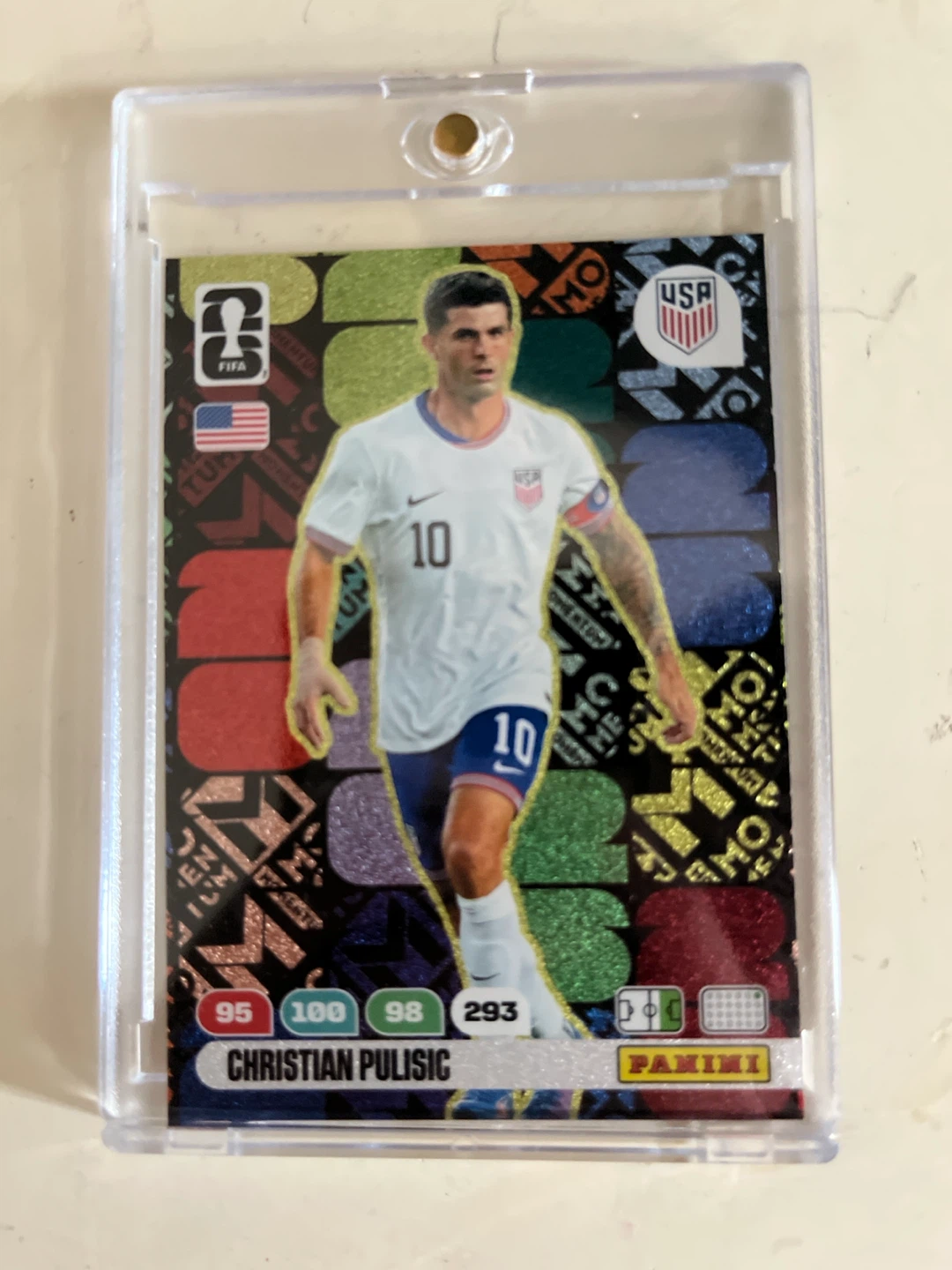 Christian Pulisic Panini Soccer Card