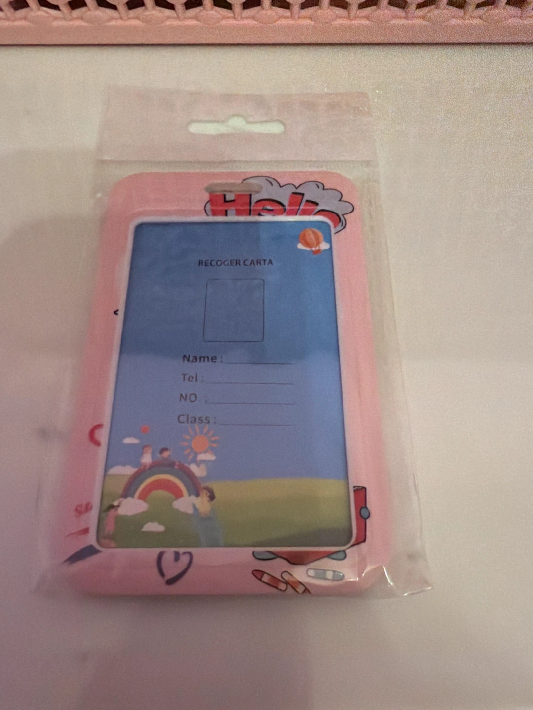 Pink Hello Stitch ID Card Holder - photo 2