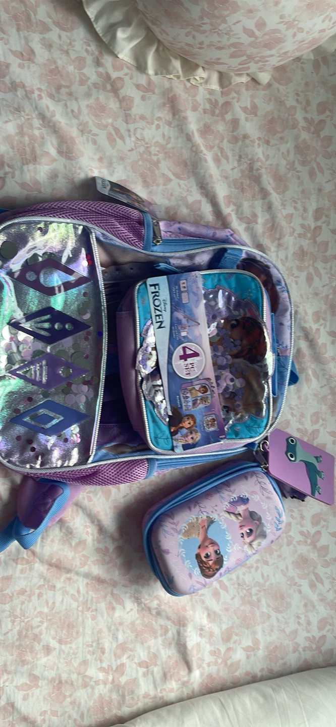 Disney Frozen Backpack with Pencil Case Set