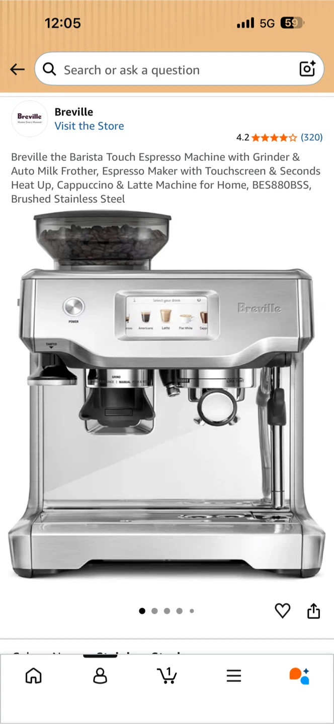 Breville the Barista Touch Espresso Machine - photo 2