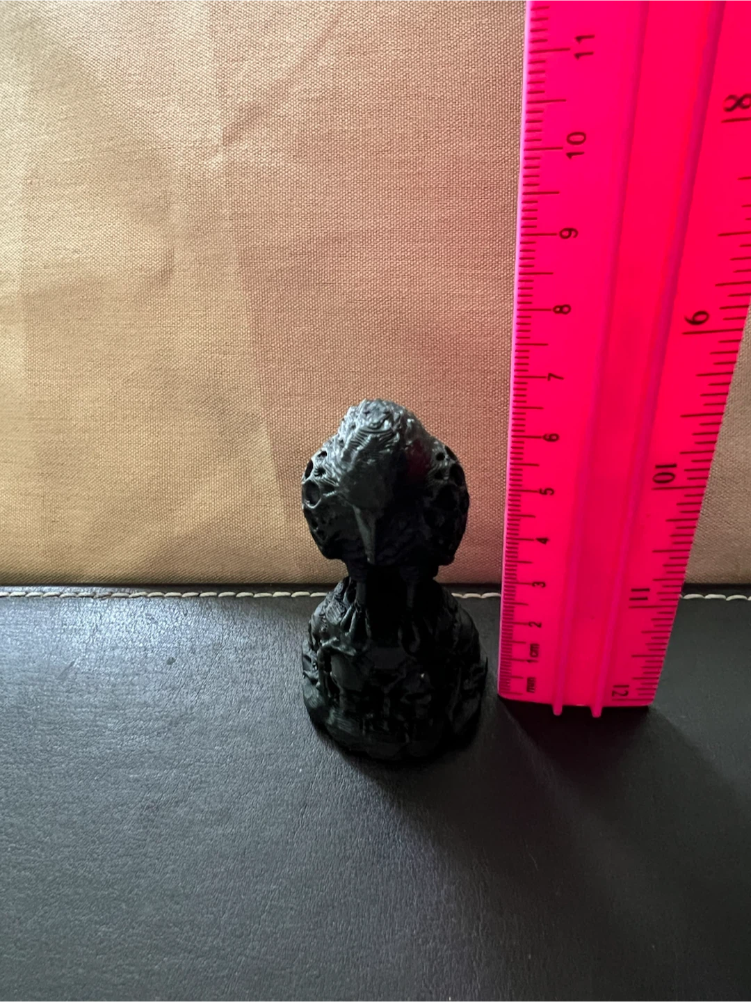 Black Raven Figurine with Skulls - photo 5