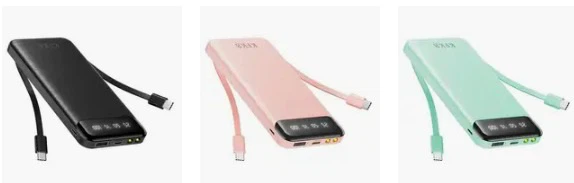 KVX Power Bank lightning and C 10k