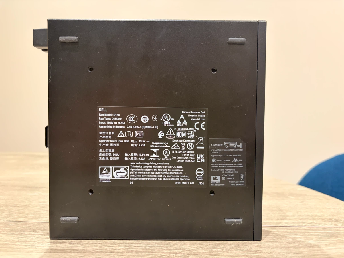 Dell OptiPlex Micro Plus 7020 PC — 14th Gen i7 / 32GB / 500GB - photo 5
