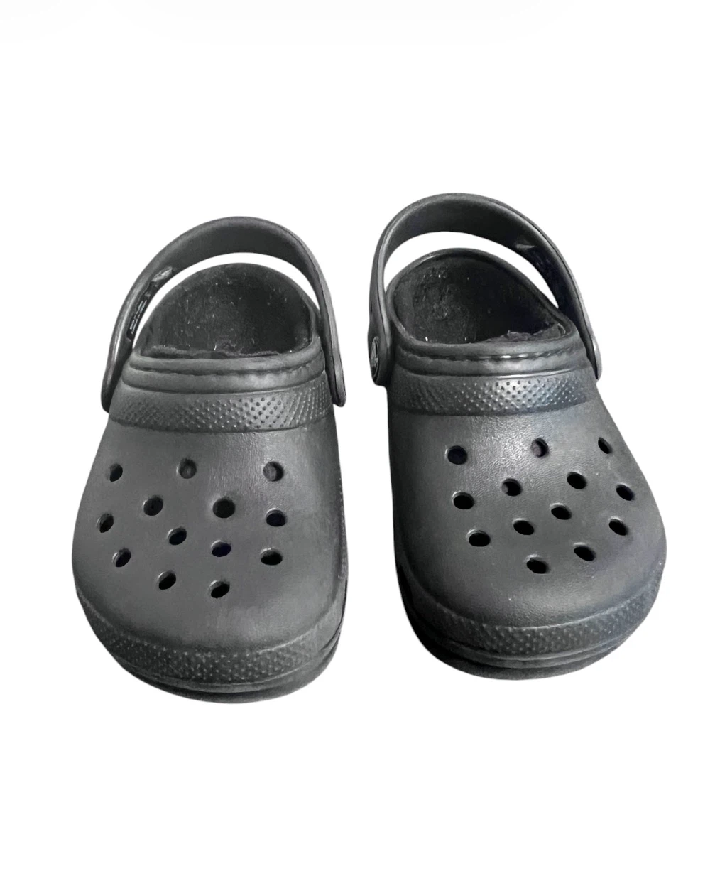 🖤 Like New Crocs Toddler Classic Lined Clogs – Size 7 🖤 - photo 2