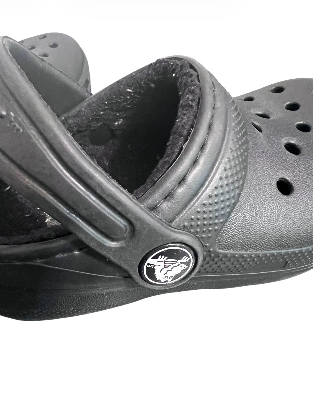 🖤 Like New Crocs Toddler Classic Lined Clogs – Size 7 🖤 - photo 3
