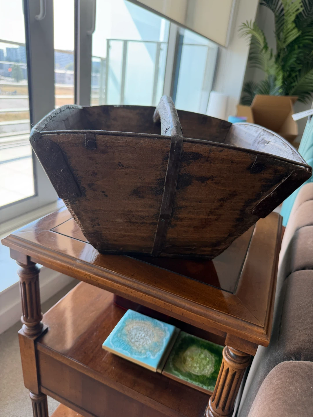 Vintage Wooden Crate Carrier - photo 2