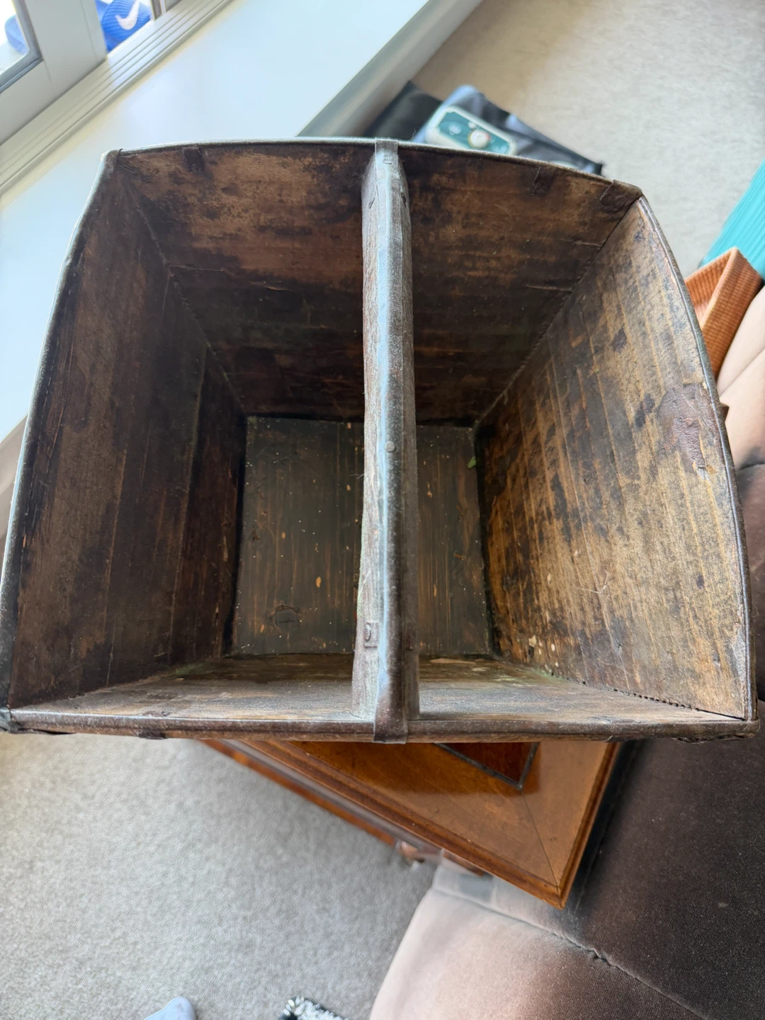 Vintage Wooden Crate Carrier - photo 3