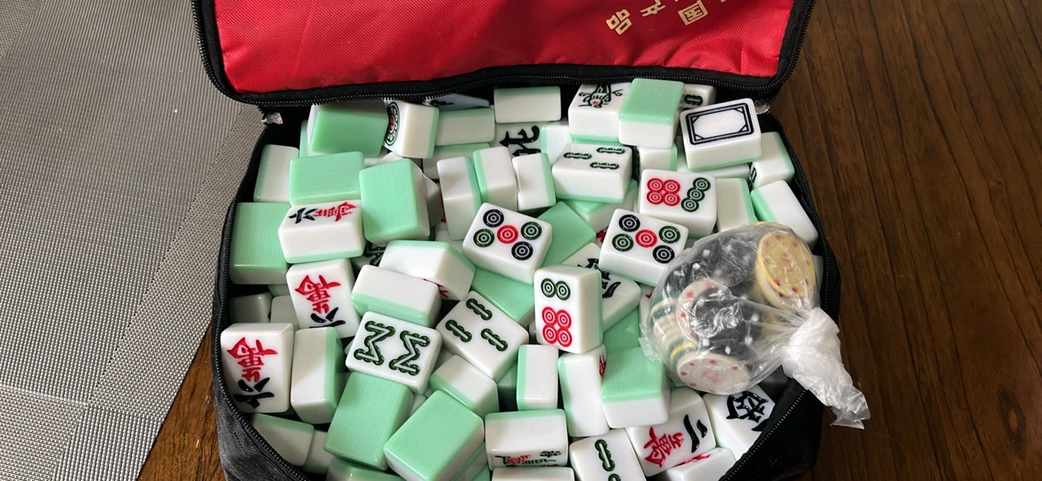 Mahjong Set with Case