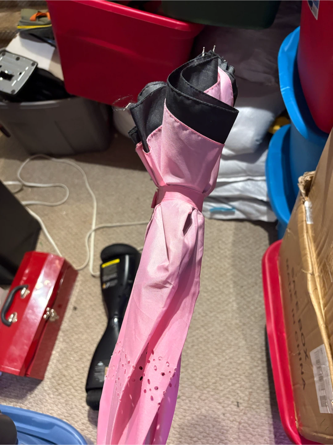 Pink Folding Umbrella - photo 2