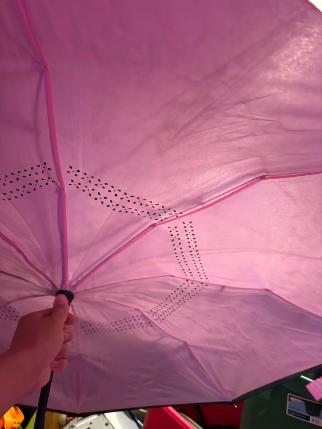 Pink Folding Umbrella - photo 3