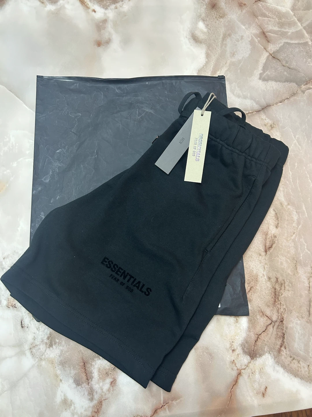 Black Essentials "Fear of God" Sweat Shorts - photo 2