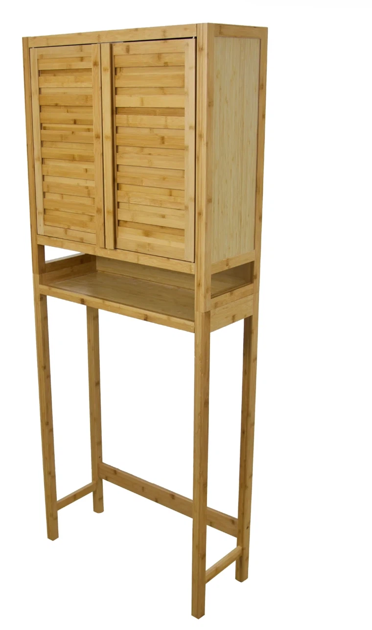 Bamboo Over-the-Toilet Storage Cabinet