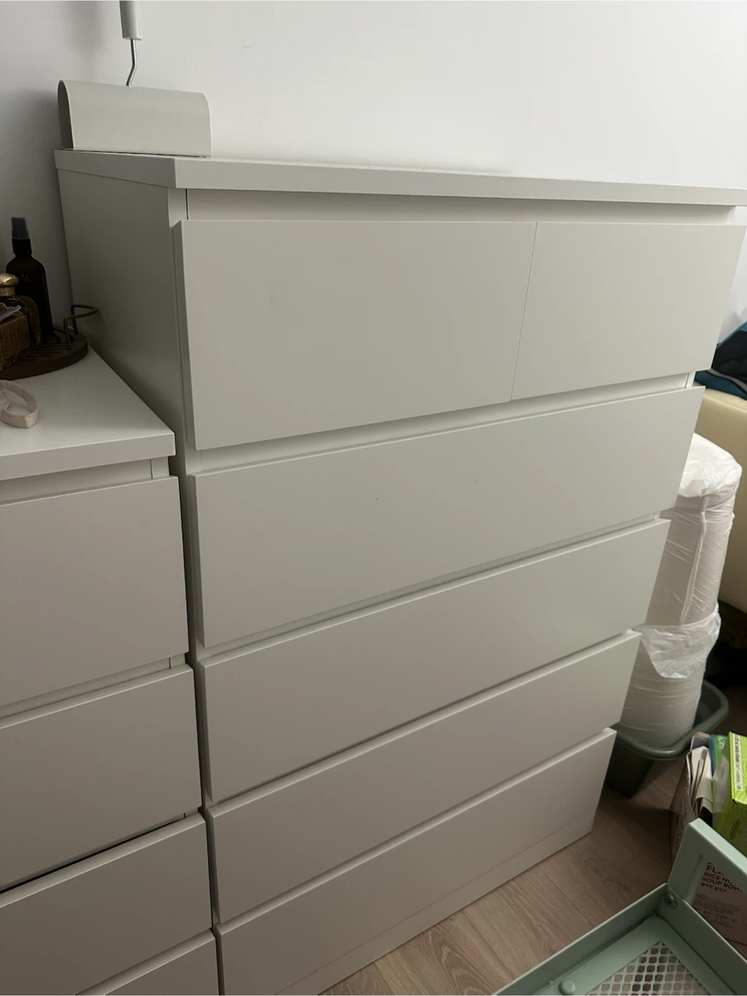 Ikea White 6-Drawer Dresser