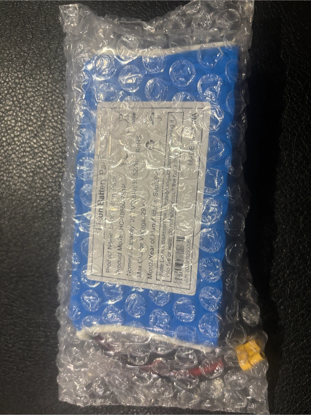 Li-ion Battery Pack HC-18650-7S1P 25.2V 6Ah 85.52Wh - photo 2