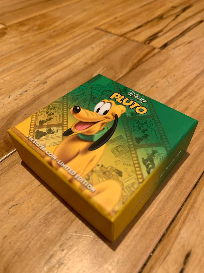 Disney Pluto Limited Edition Silver Coin