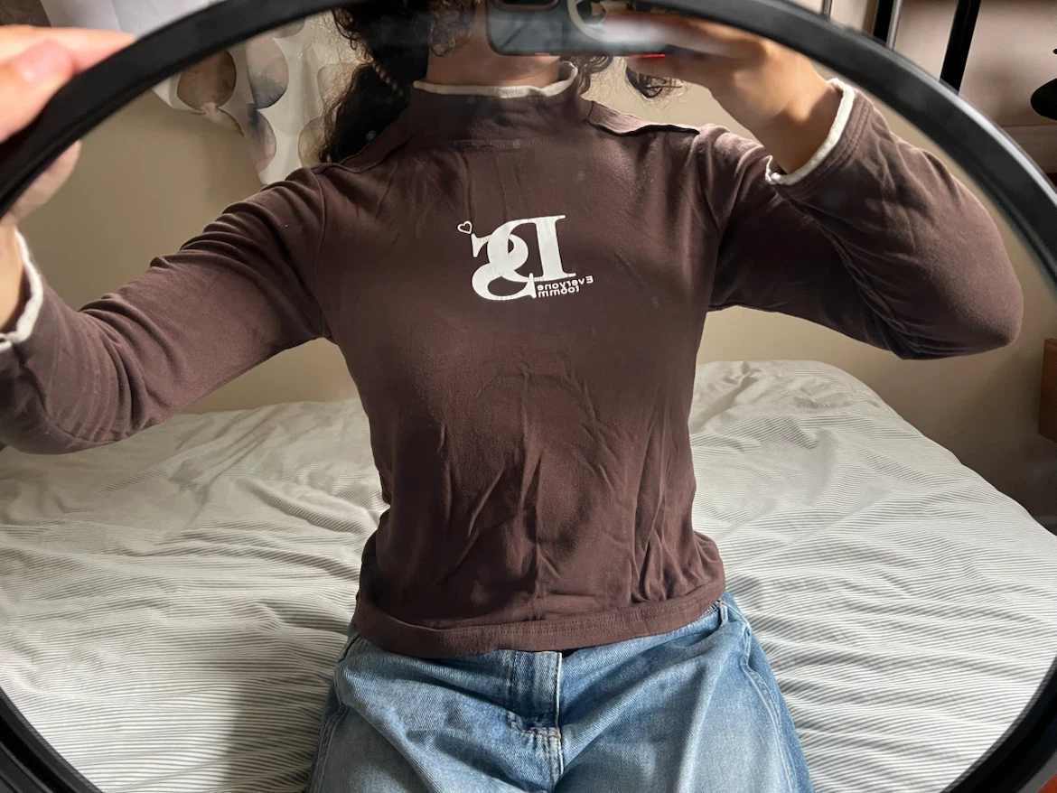 Long Sleeve Mock Neck Top