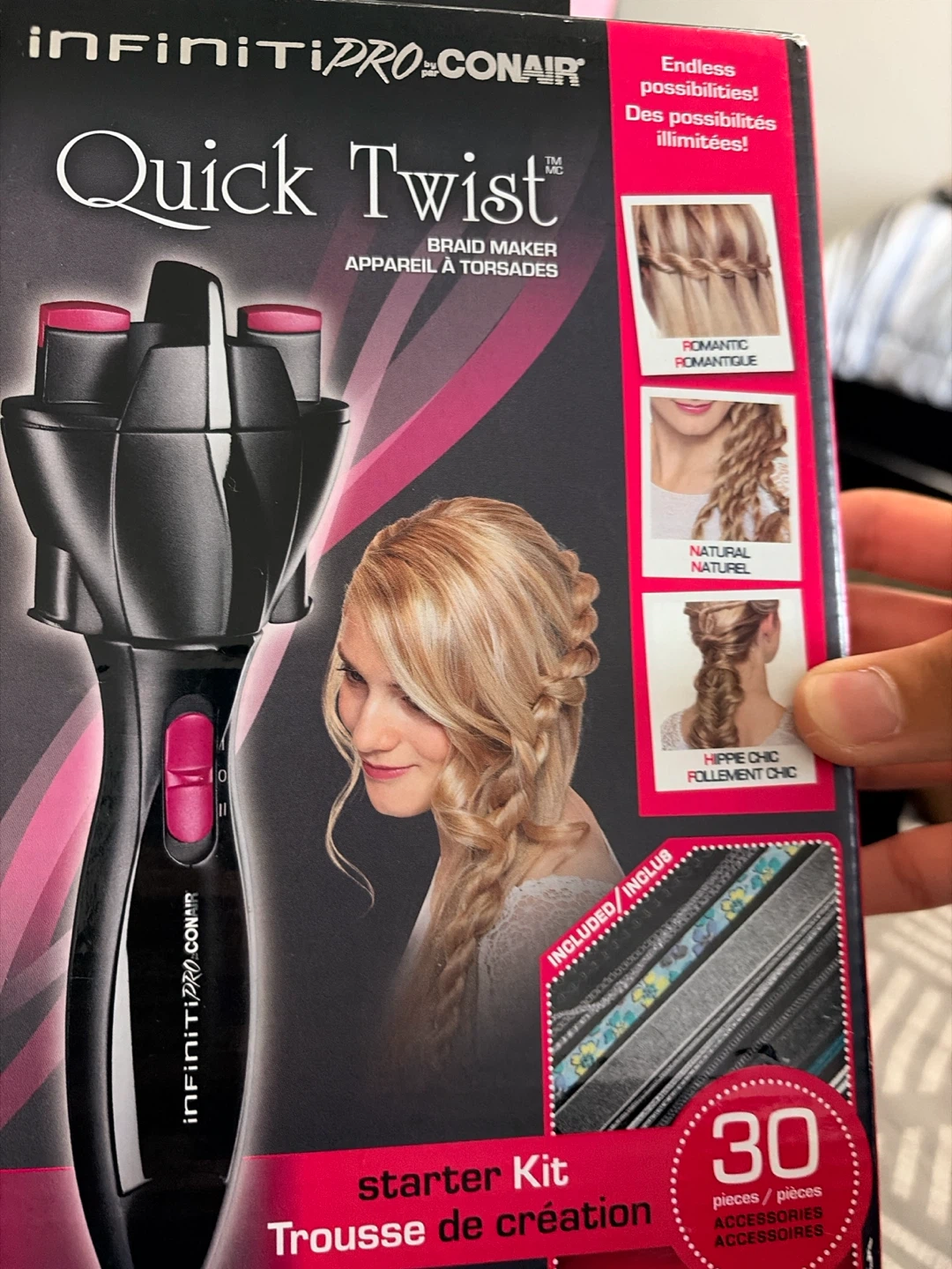 Conair Infiniti Pro Quick Twist Braid Maker Starter Kit