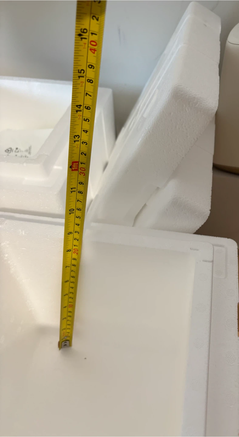 Styrofoam Insulated Cooler Box (5 free ice packs) - photo 3