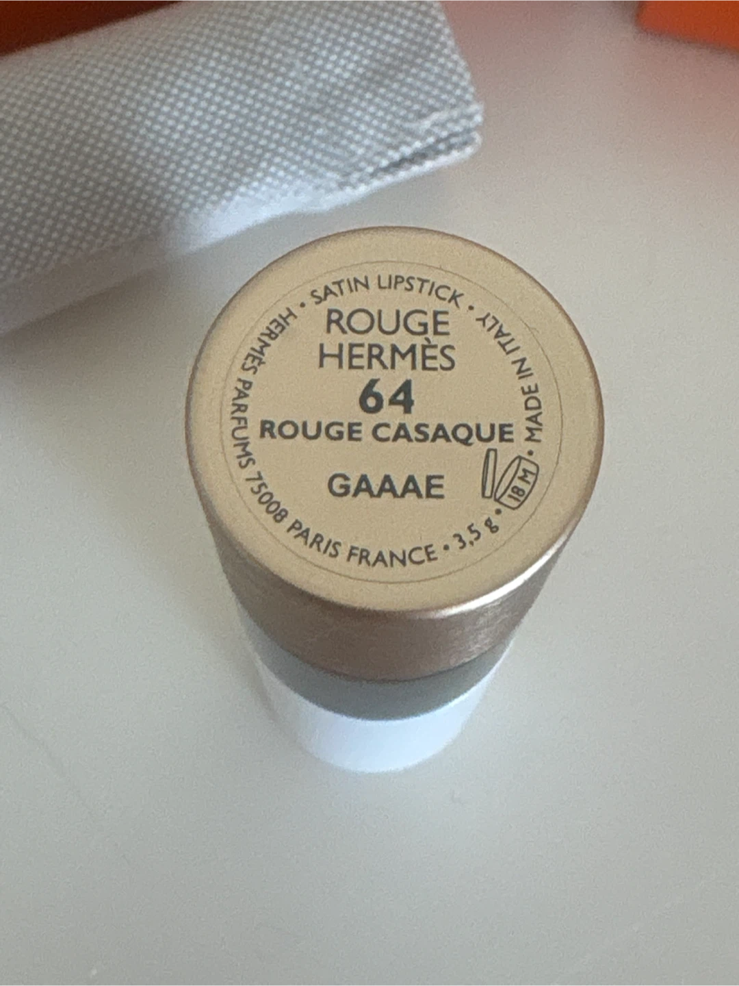 Hermes Red Lipstick 💄Shade color: GAAAE - photo 2