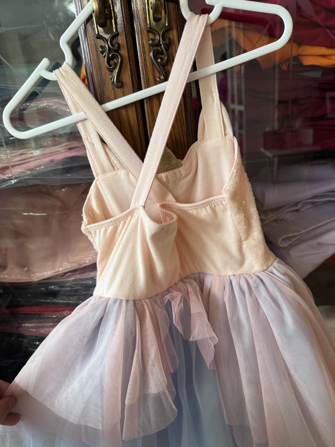 Pink & Violet Unicorn Sequin Tutu Dress Size 4 - photo 5