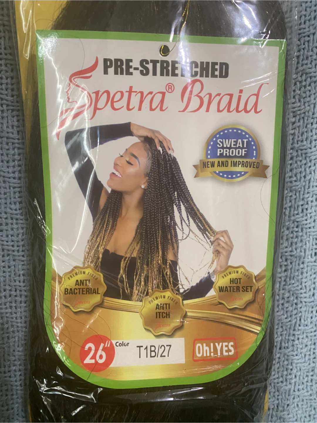 Spetra Braid Pre-Stretched Original Antibacterial Hair T1B/27 - photo 4