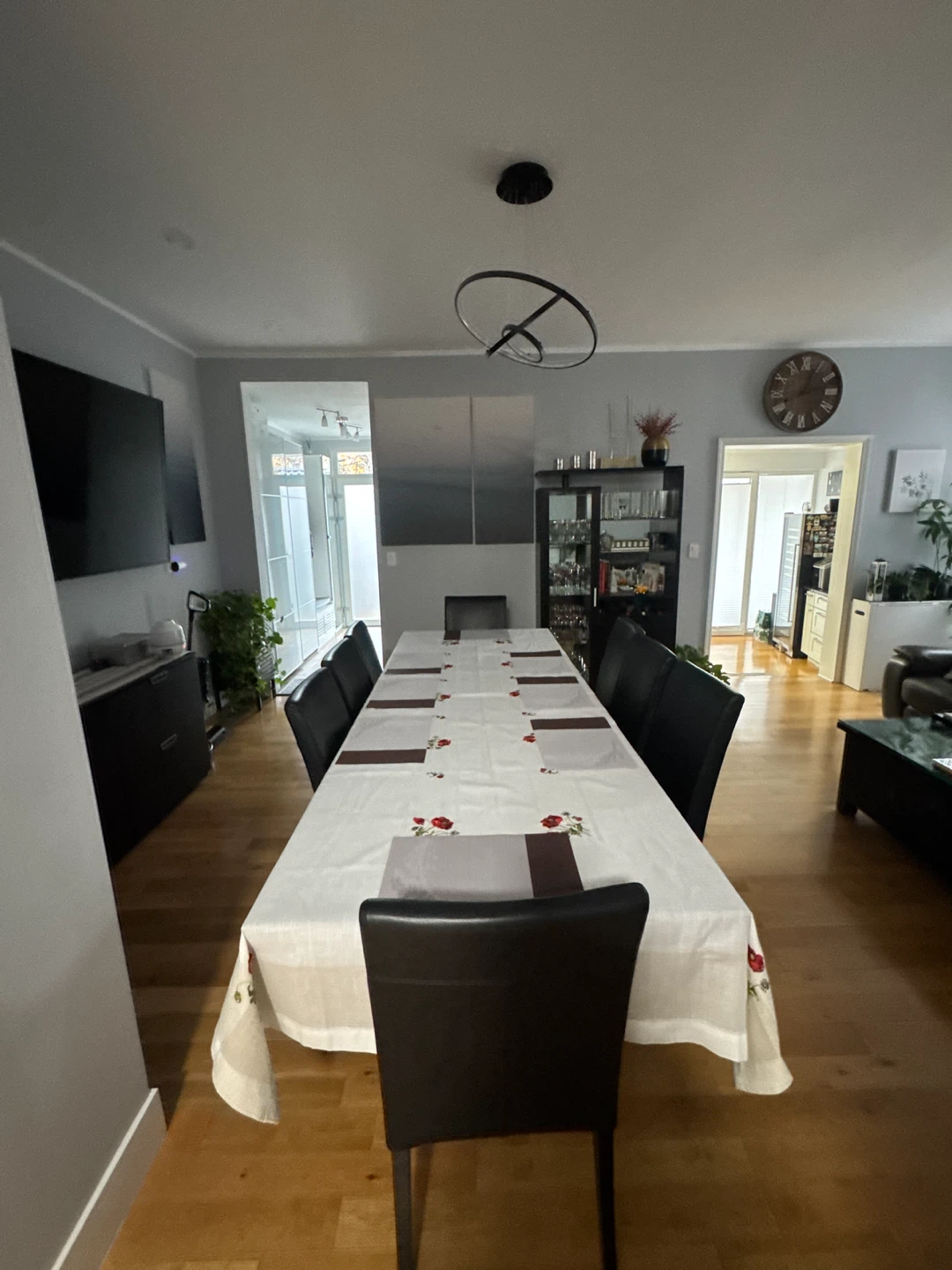 Dining Table with Chairs and glass top - photo 2