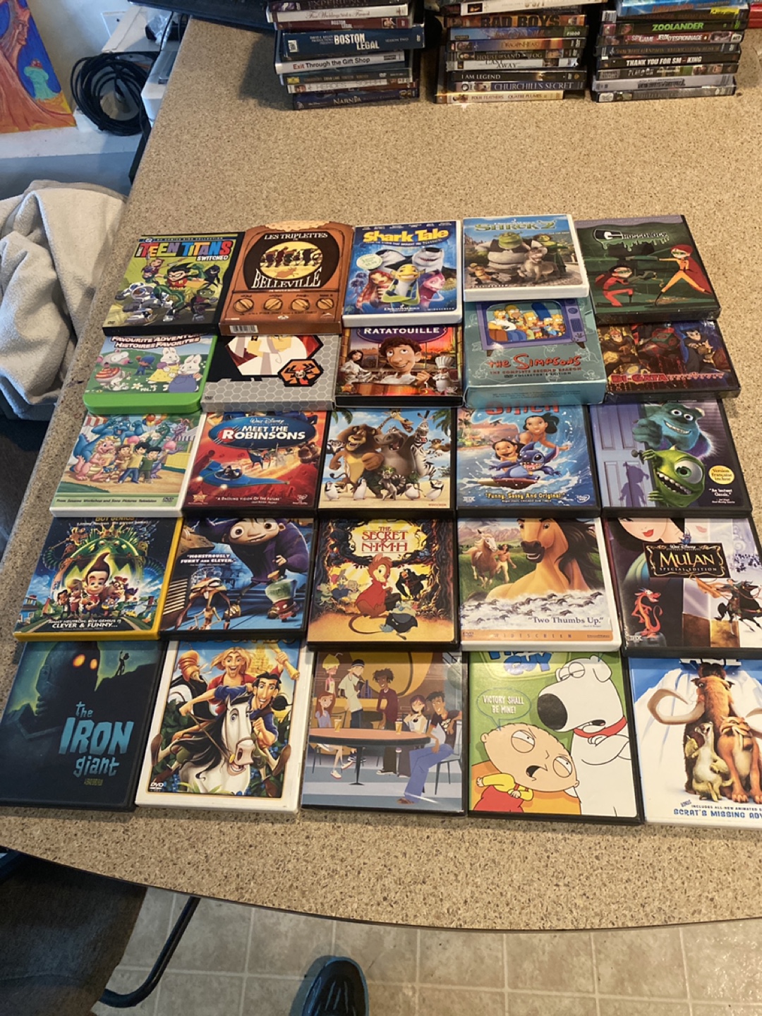 Assorted Kids and Family DVDs