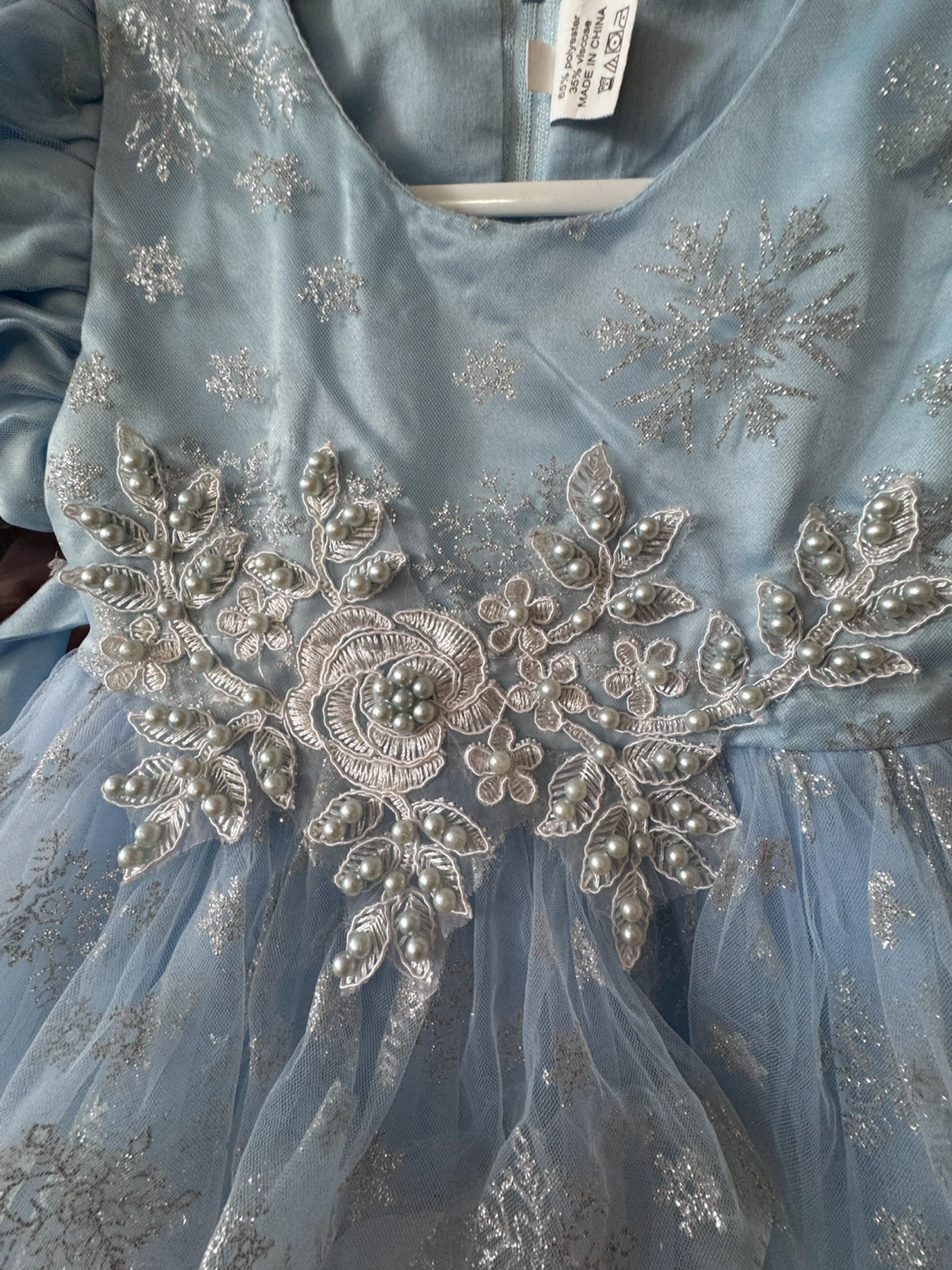 Light Blue Snowflake Princess Dress - photo 3