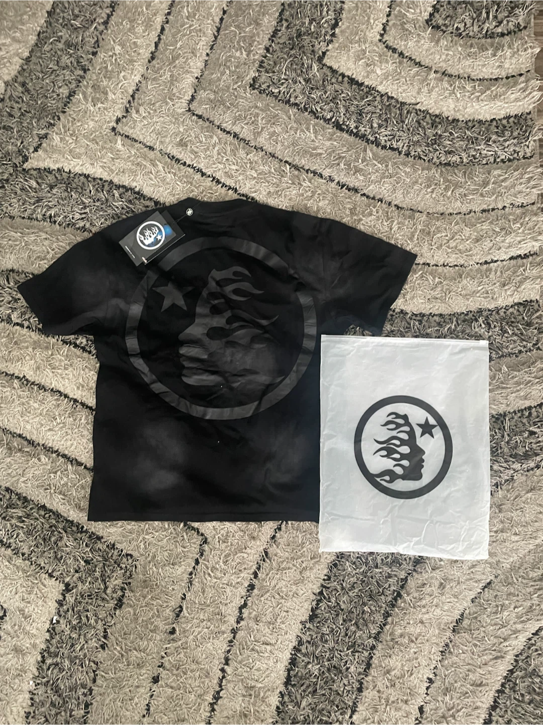 Hellstar Black T-Shirt Size M - photo 2