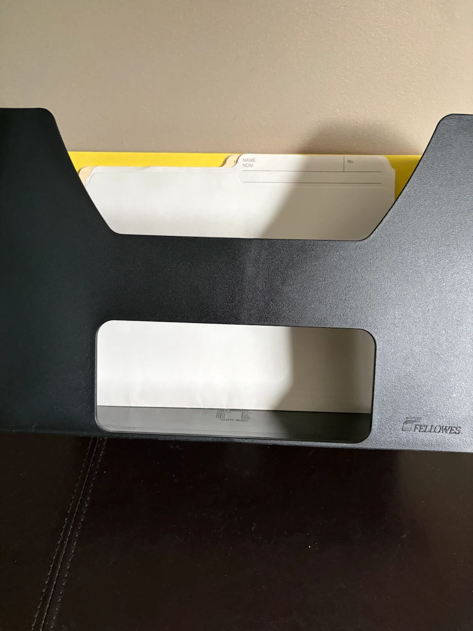 Fellowes Black Plastic File Sorter with Hanging Folders - photo 4