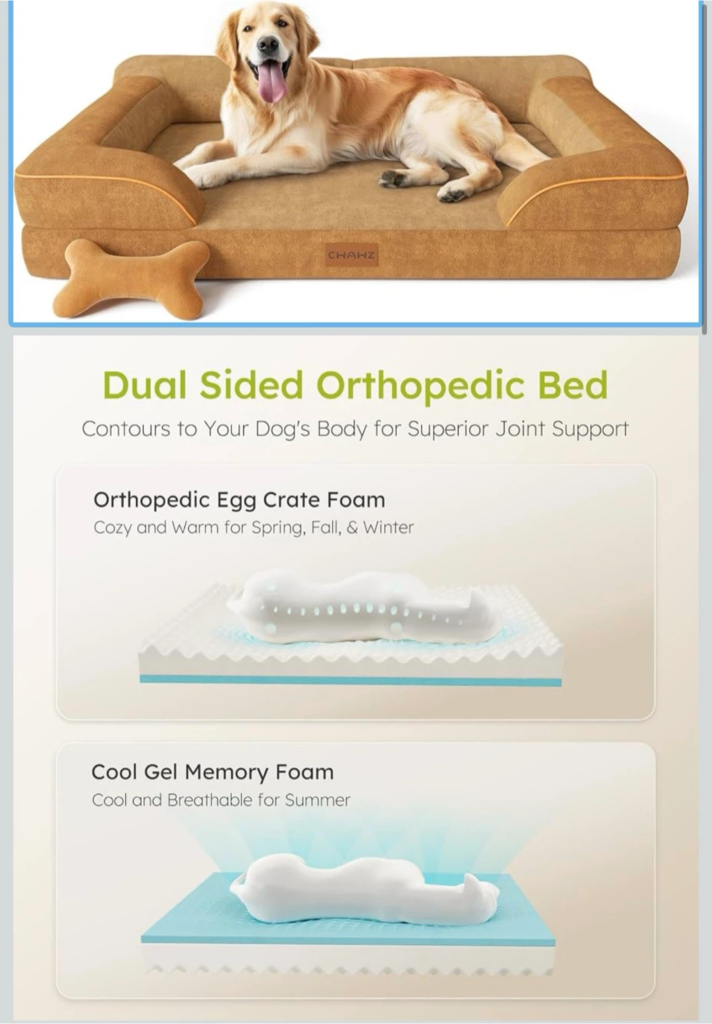 Soft orthopedic Dog bed - photo 2