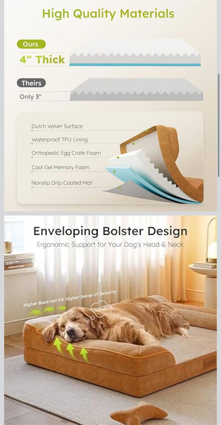 Soft orthopedic Dog bed - photo 3