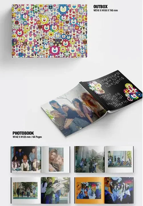 NewJeans Supernatural NJ X MURAKAMI Drawstring Bag ver. - photo 2