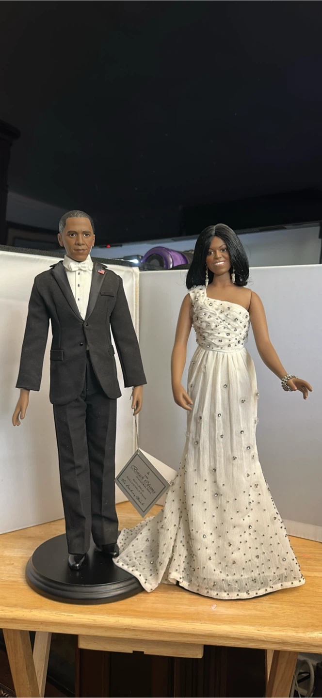 Barack and Michelle Obama Inaugural Dolls