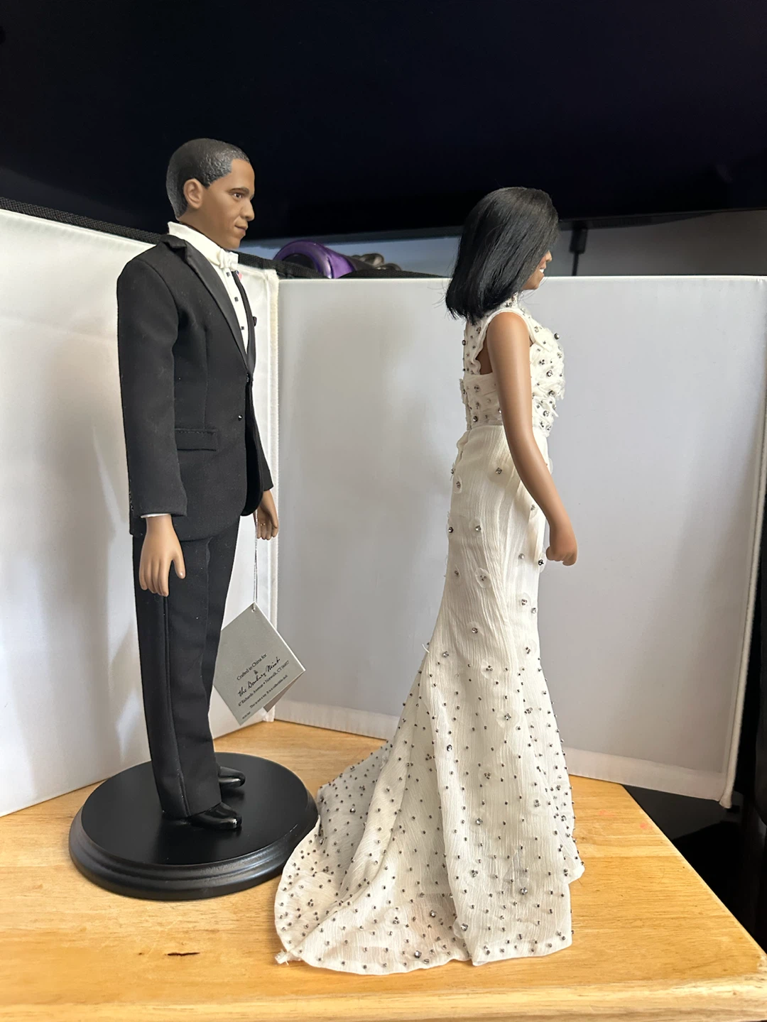 Barack and Michelle Obama Inaugural Dolls - photo 4