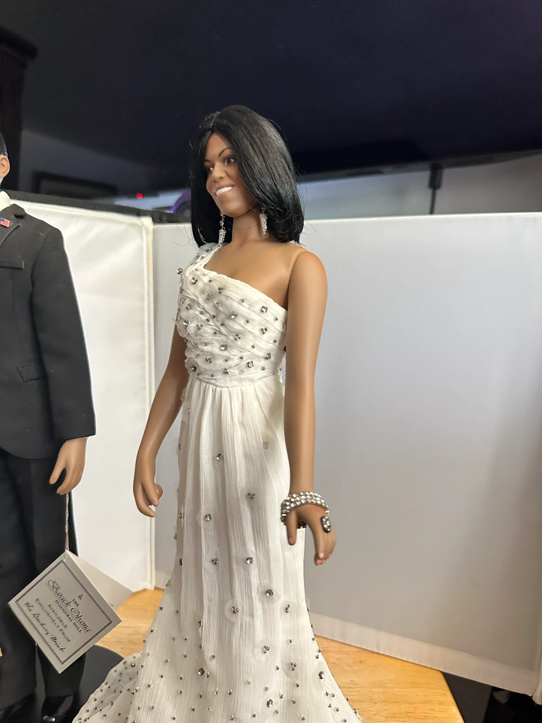Barack and Michelle Obama Inaugural Dolls - photo 5