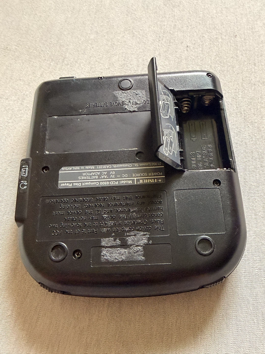 Fisher Portable CD Player PCD-6900 - photo 3