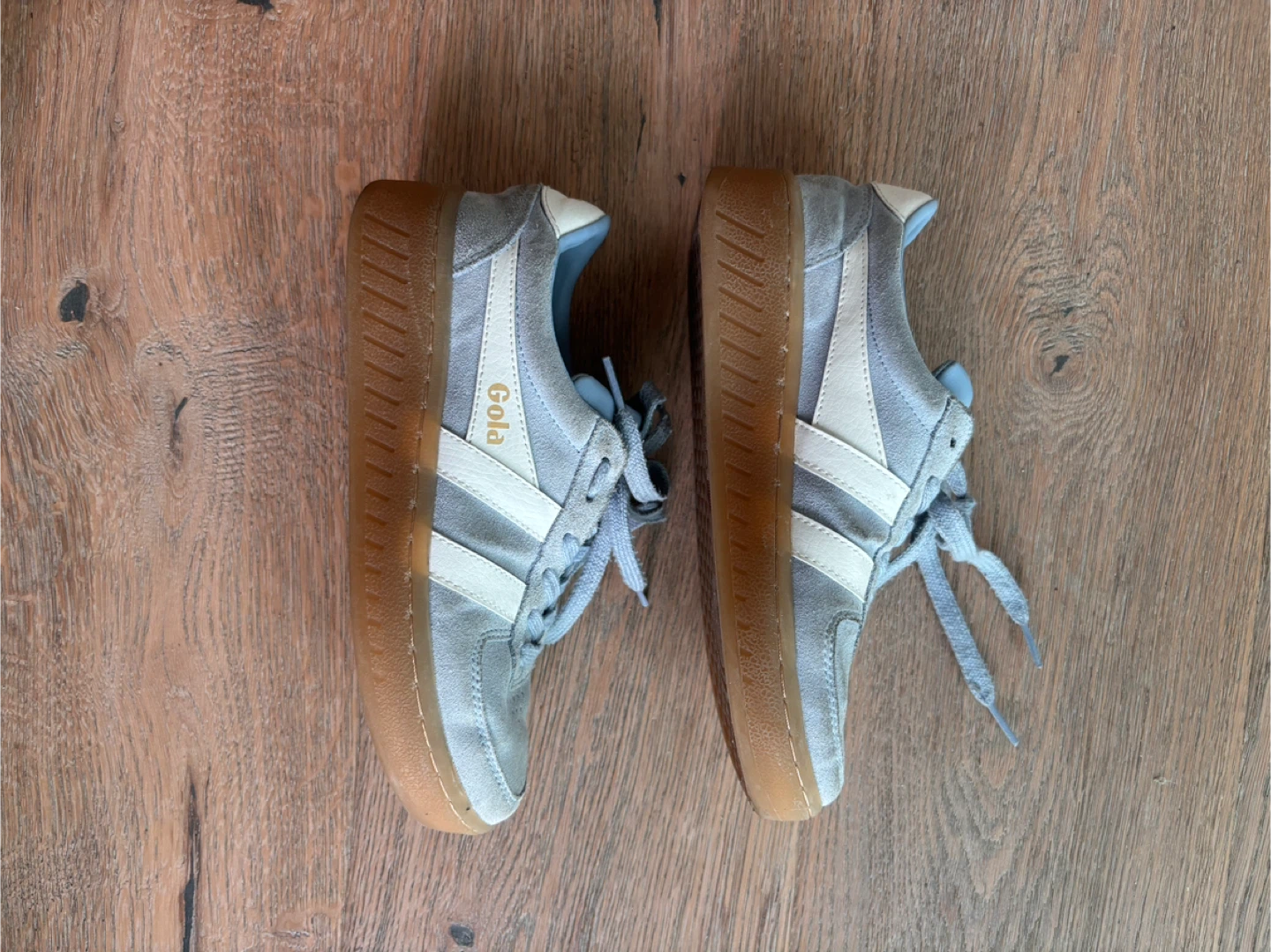 Gola Grey Suede Sneakers