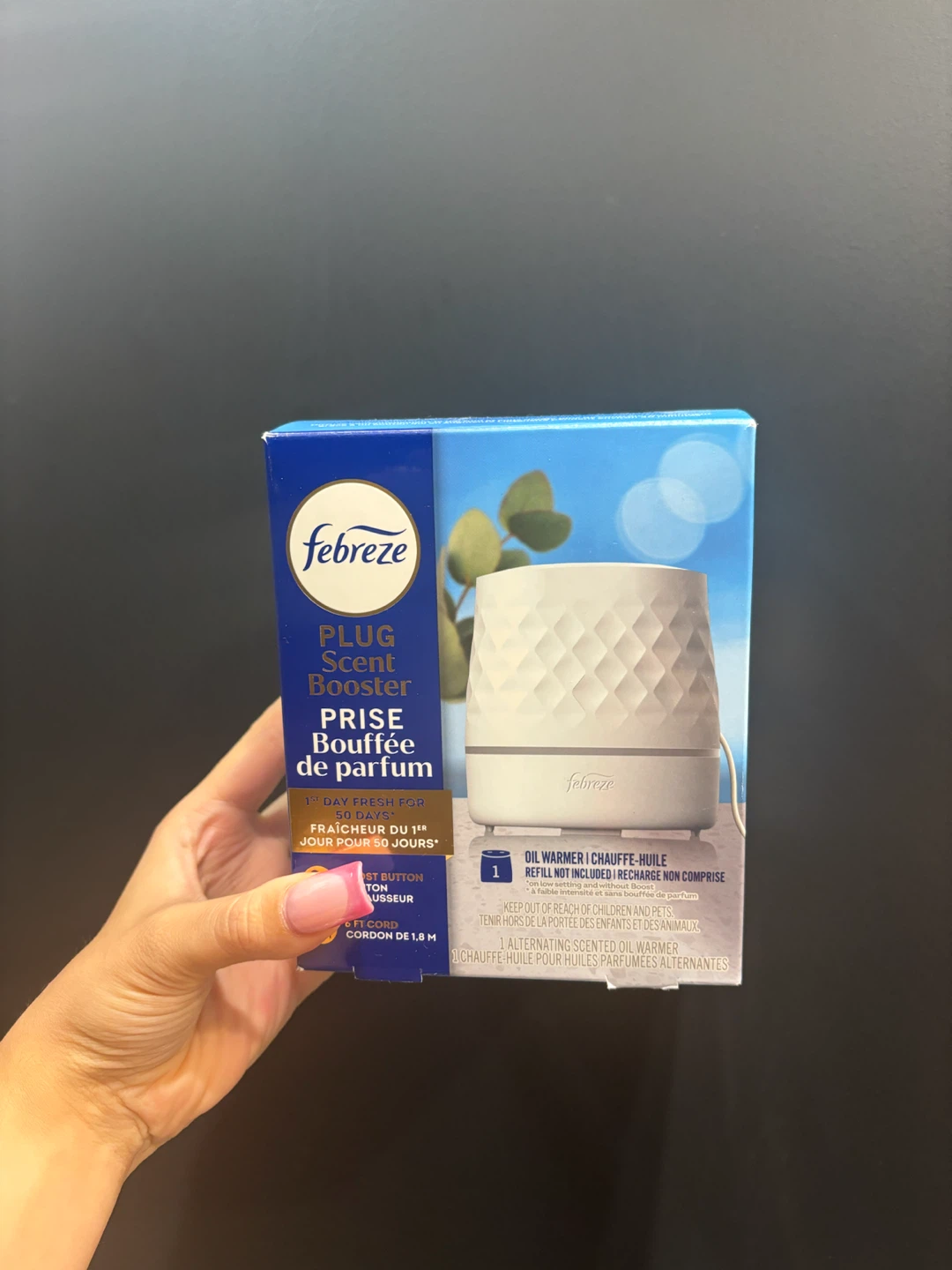 Febreze Plug Scent Booster Oil Warmer White