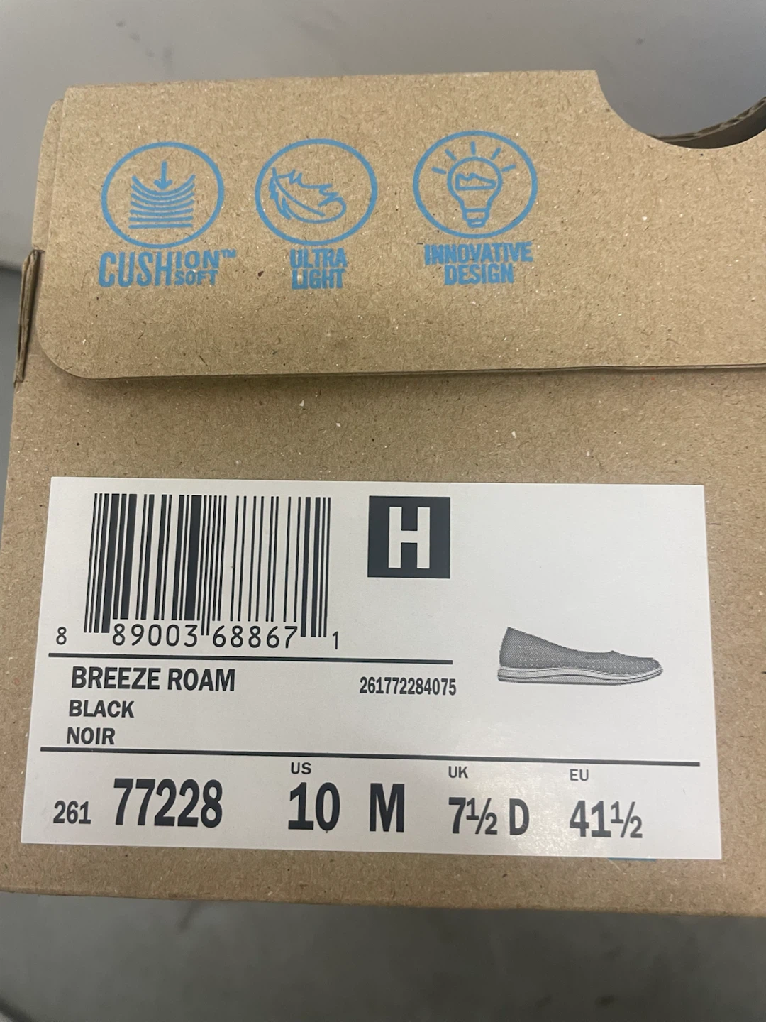 Brand New Clarks Women’s Breeze Roam Flats – Black (Size US 10) - photo 3