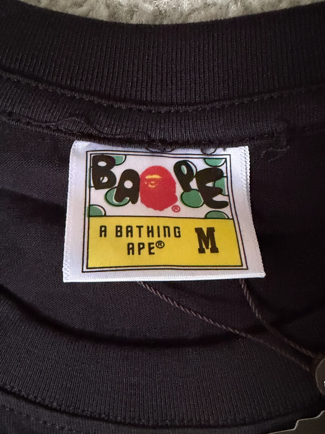 A Bathing Ape X Burberry Tee Black - photo 3
