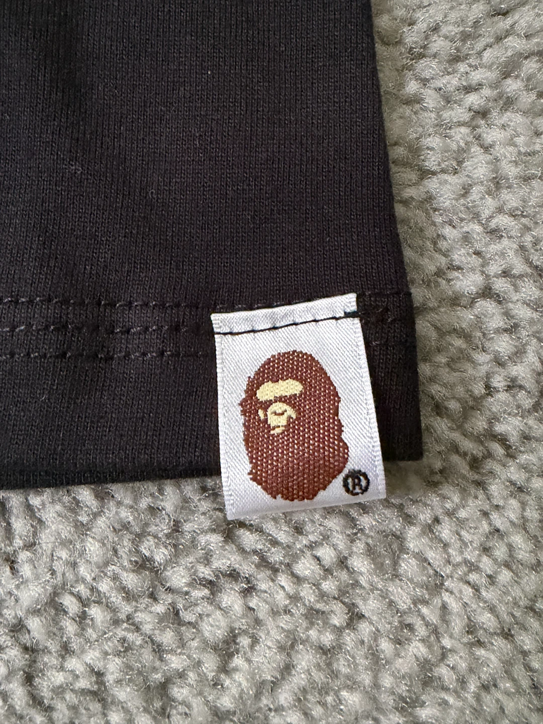 A Bathing Ape X Burberry Tee Black - photo 4