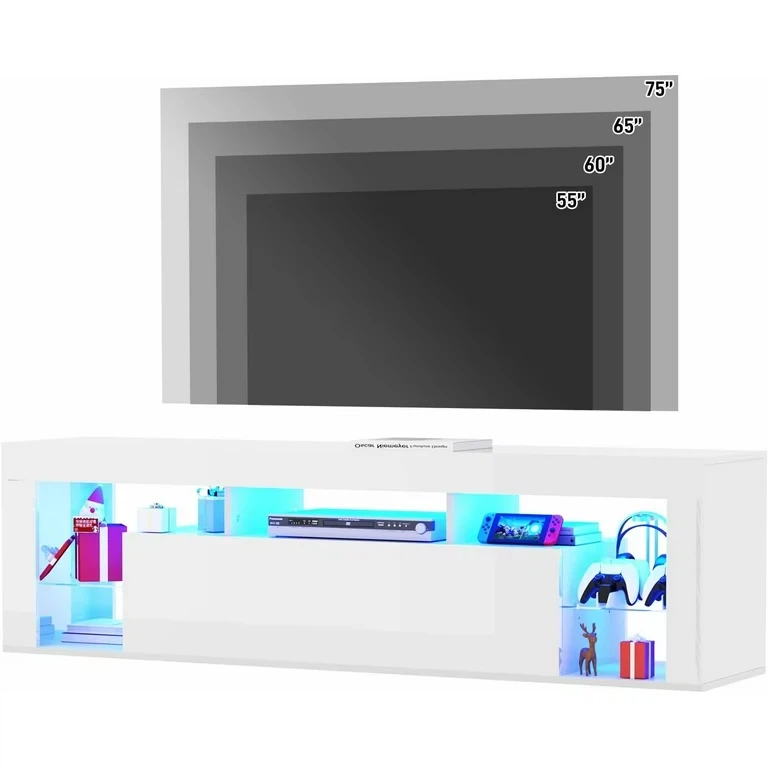ChVans Floating TV Stand for TV's up to 75", Wall Mounted - photo 5