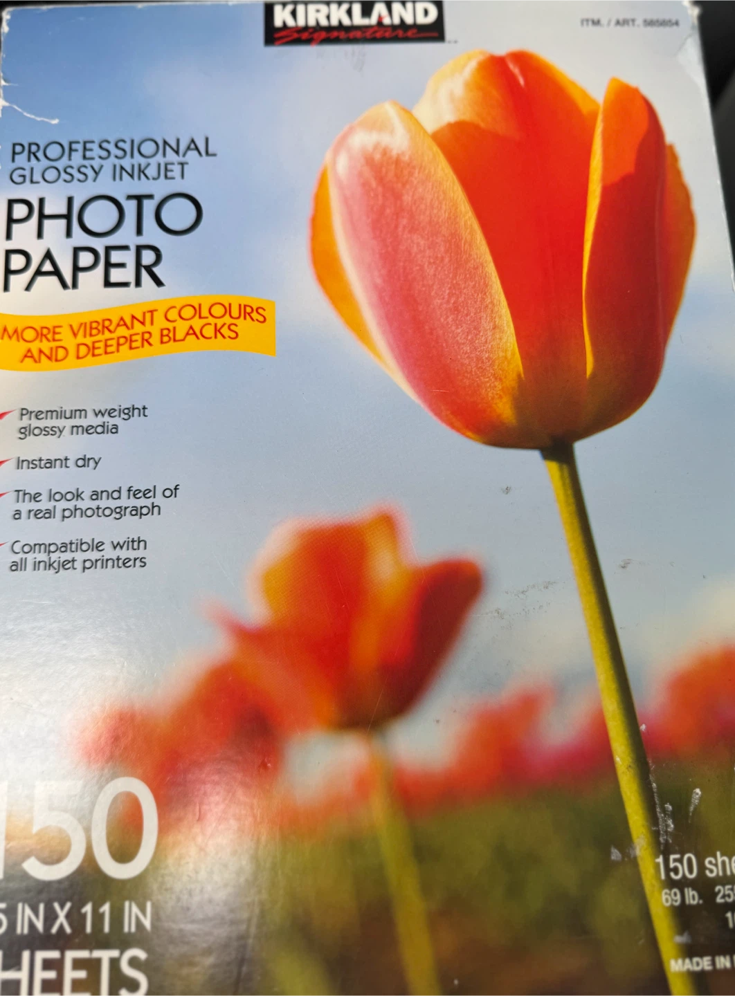 Professional Glossy Inkjet Photo Paper 150 Sheets ( - photo 2