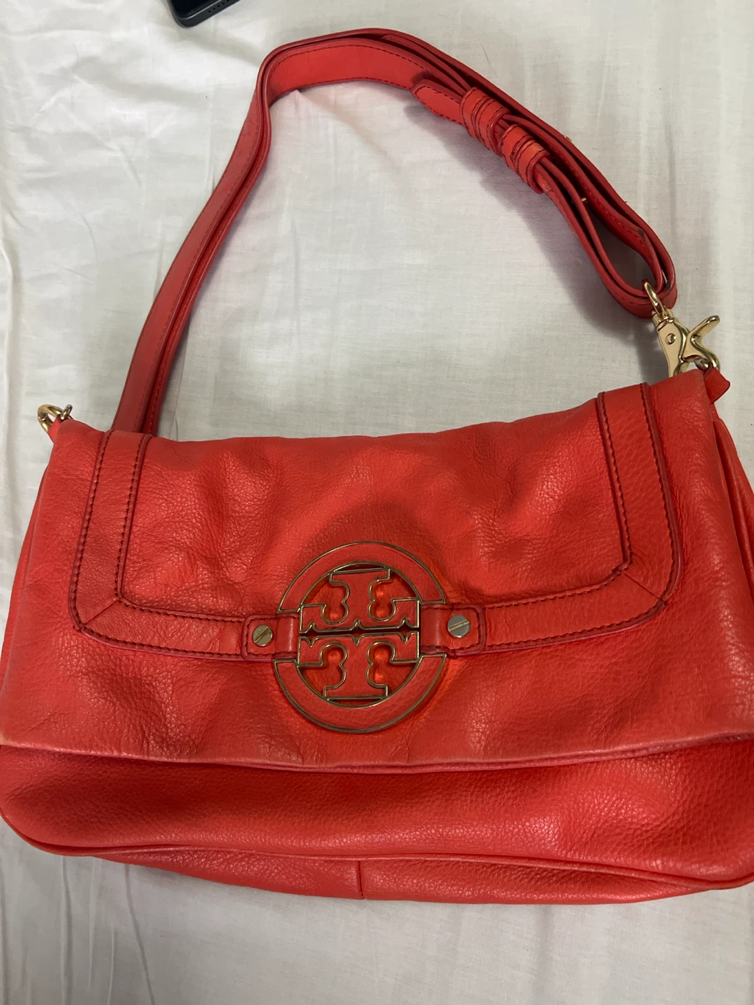 Tory Burch Red Leather Shoulder Bag - photo 4