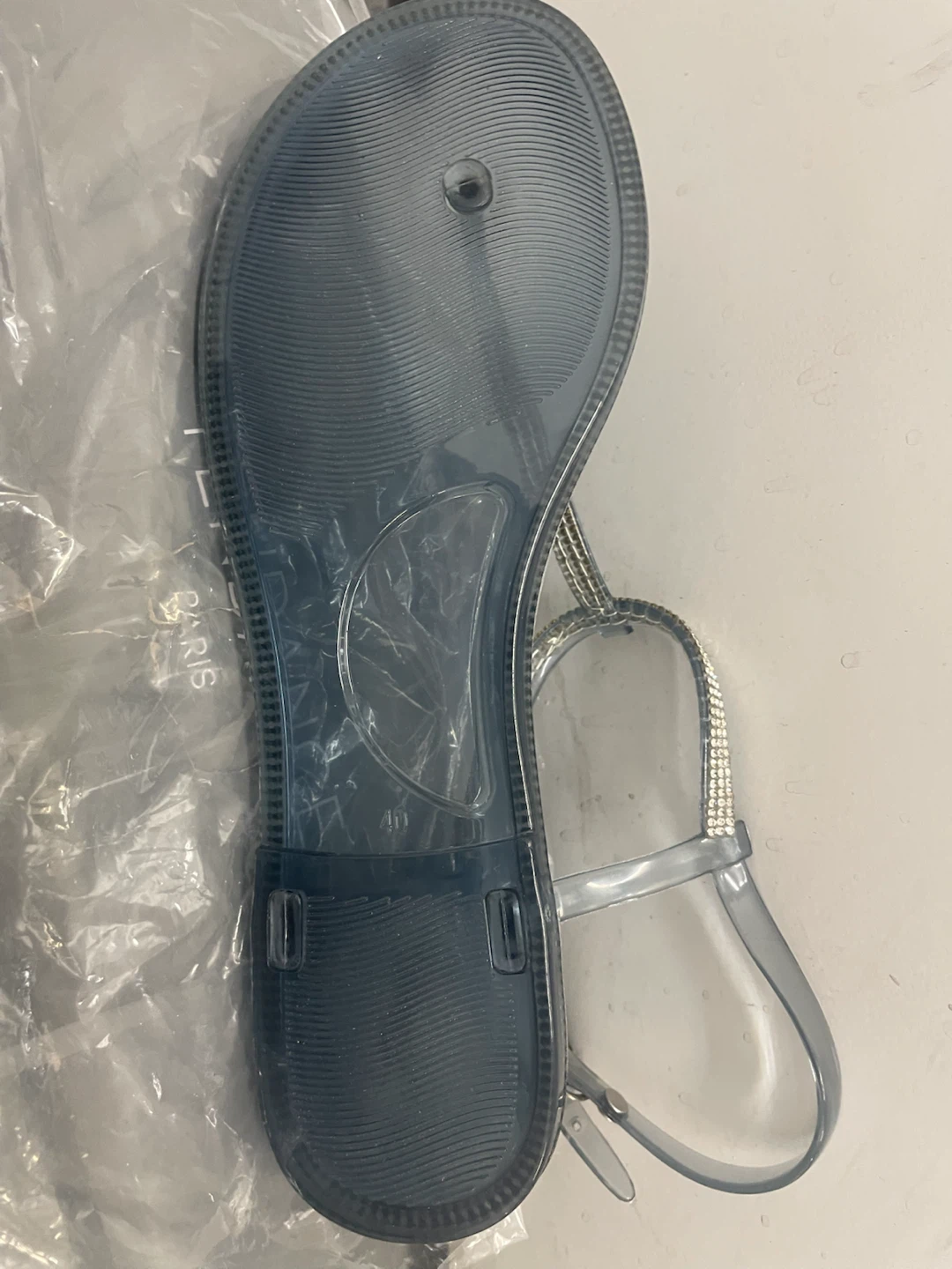 Brand New Tendanc’e Paris Women’s Jelly Sandals – Size 40 - photo 3