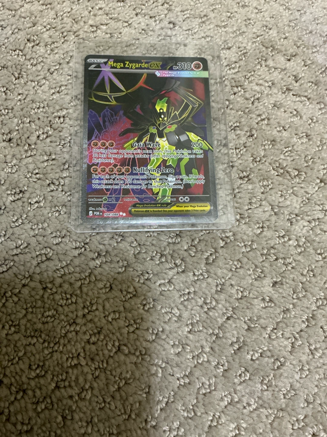 Mega Zygarde EX Pokémon Card