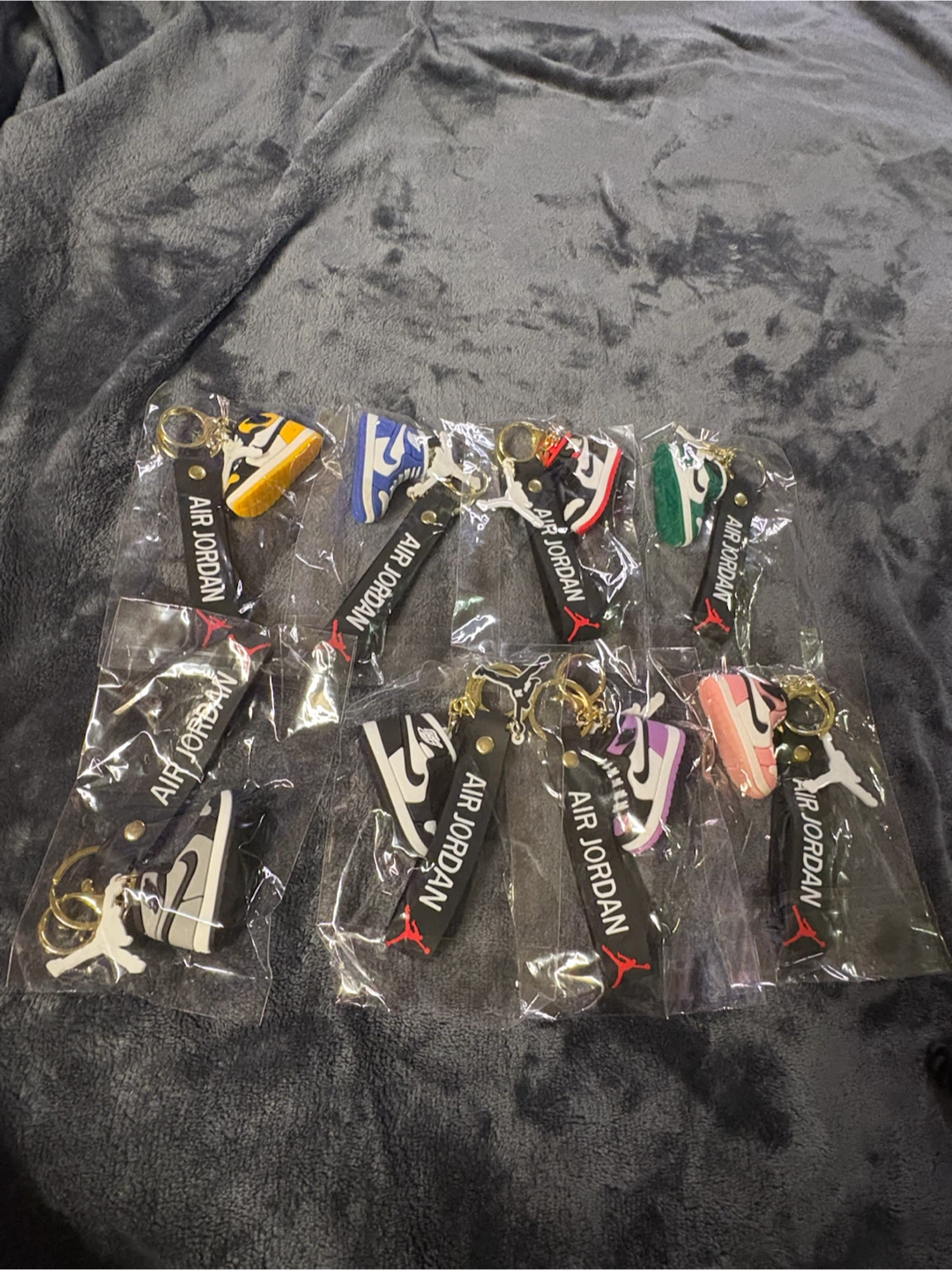 Air Jordan Sneaker Keychains - Set of 12