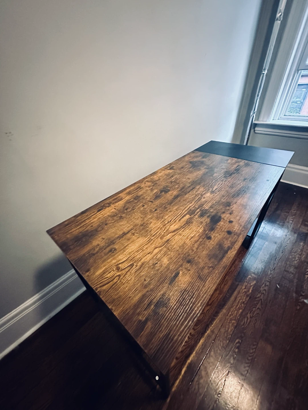 Industrial Computer Desk with Storage Shelves - photo 3