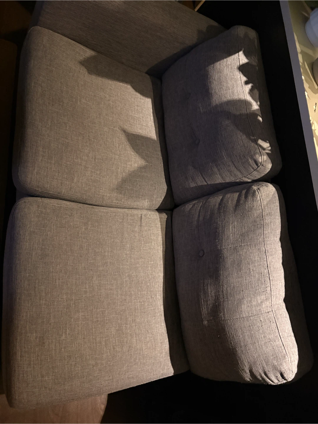 Grey Sectional Sofa Piece - photo 2